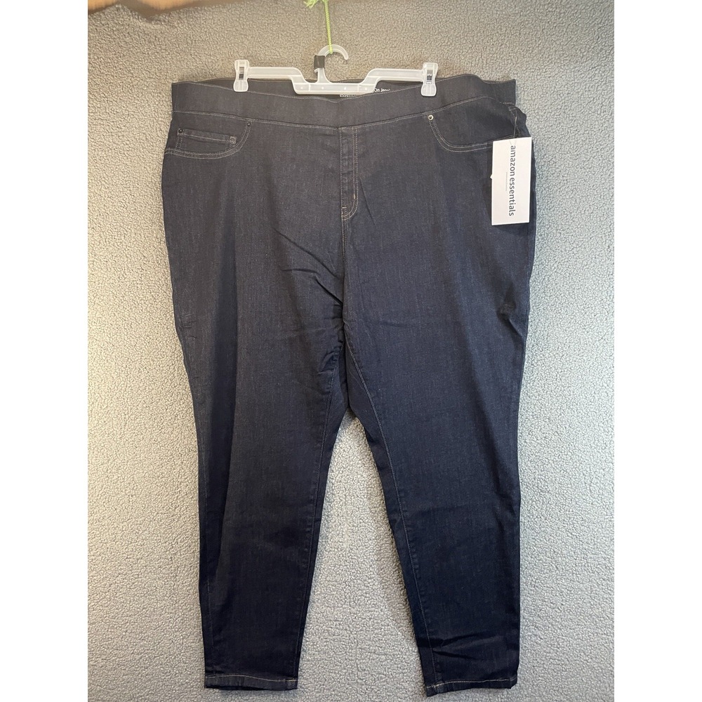 Amazon Essentials Jeggings Jeans Women's Size 30W Denim Leggings Stretch Casual